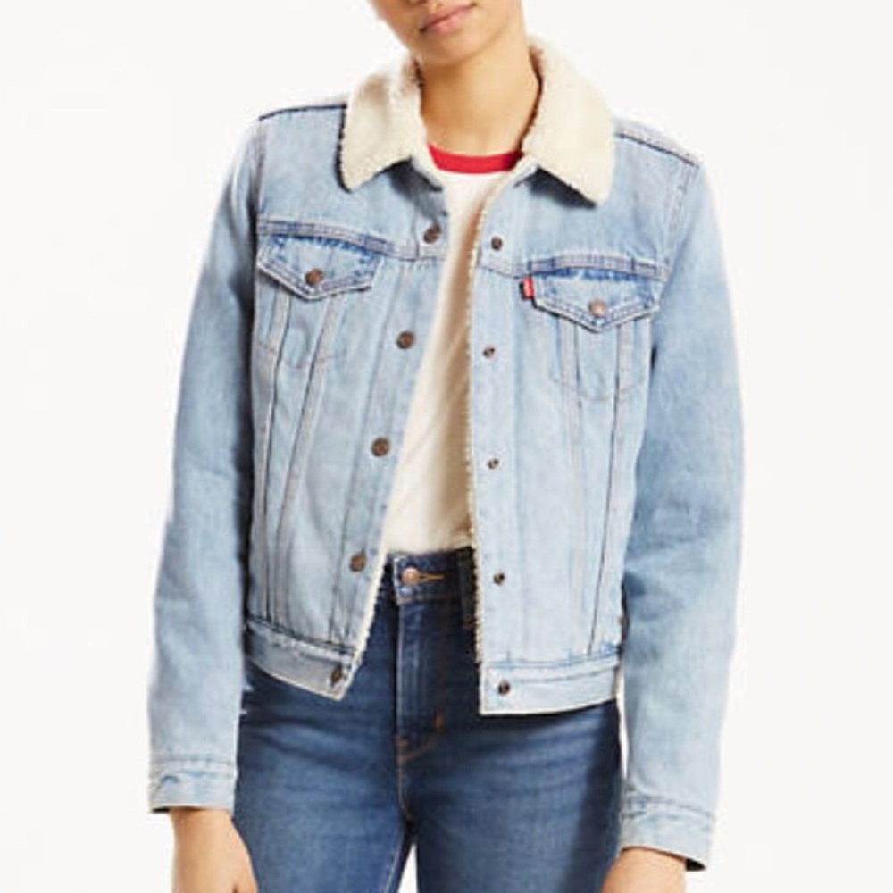 LEVIS SHERPA LINED JEAN JACKET